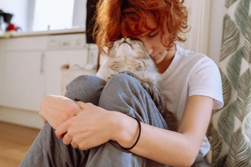 Co oznacza lizanie po głowie przez kota? Behawioryści wyjaśniają