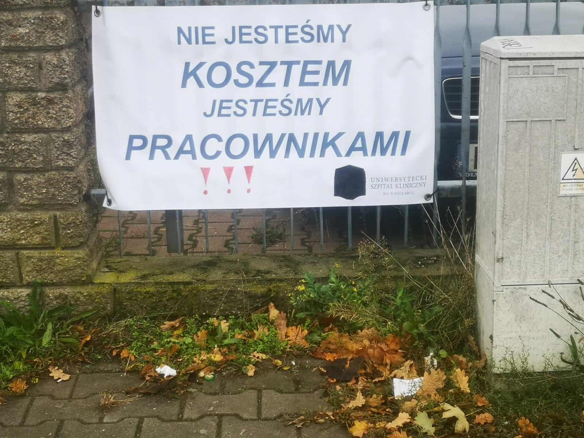 Zaostrza się sytuacja we wrocławskim szpitalu. Strajk wisi w powietrzu