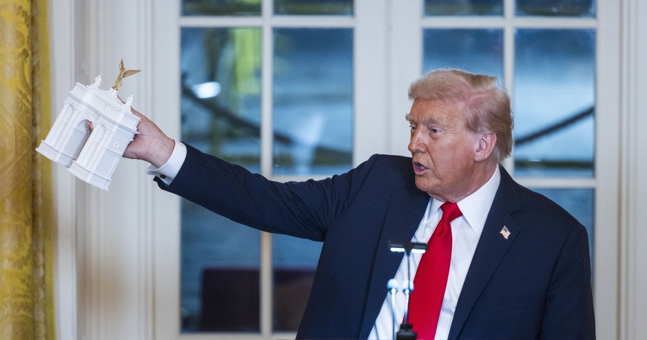 wiadomości,aktualności,Interia Potwierdziły się plotki. W Waszyngtonie powstanie łuk triumfalny. Donald Trump pokazał makietę