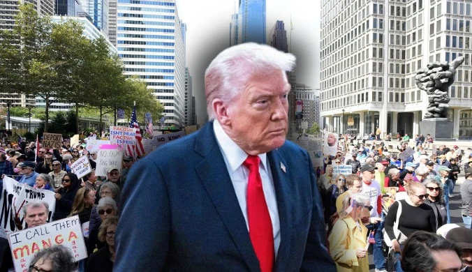 Tłumy ludzi na ulicach w USA. Demonstranci wściekli na Donalda Trumpa