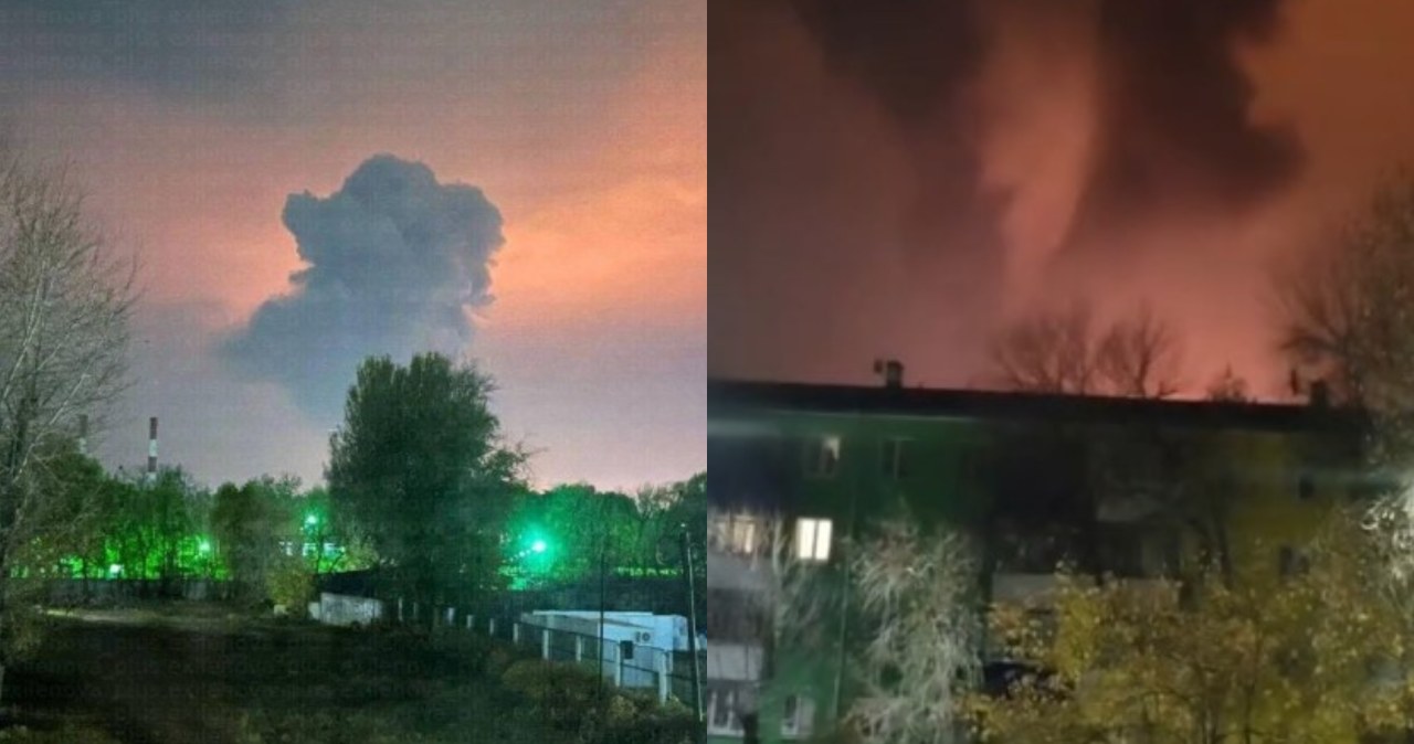 wiadomości,aktualności,Interia Eksplozje w Rosji, płonie największy zakład przetwórstwa gazu na świecie. 