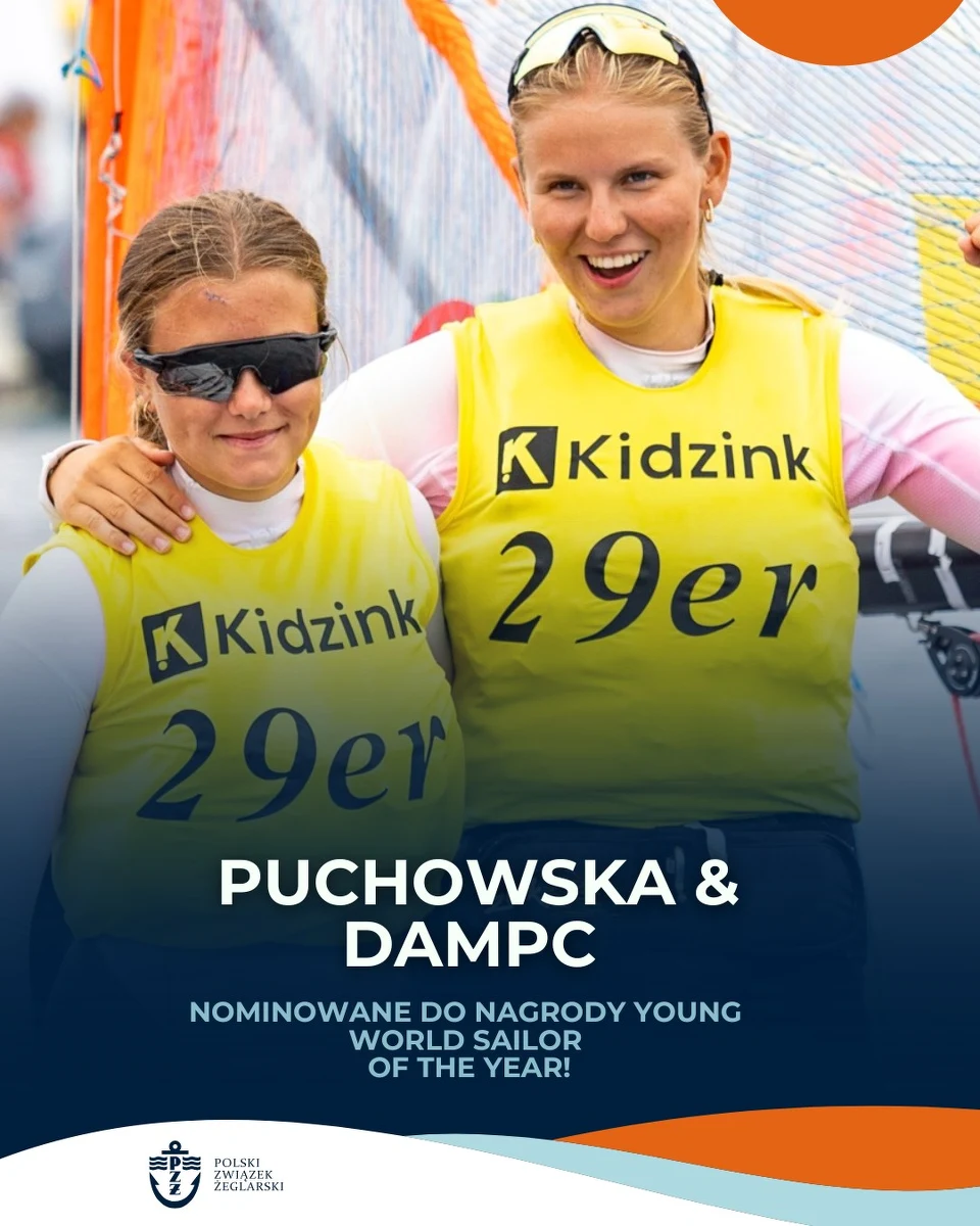 Antonina Puchowska i Alicja Dampc, młode żeglarki reprezentujące Yacht Klub Polski Gdynia oraz Chojnicki Klub Żeglarski, znalazły się w gronie nominowanych do tytułu Młodzieżowej Żeglarki Świata. To najważniejsza w światowym żeglarstwie nagroda, jaką mogą otrzymać młodzi żeglarze poniżej 21. roku życia za wybitne osiągnięcia w danym roku. Czas na głosowanie jest do 26 października. 