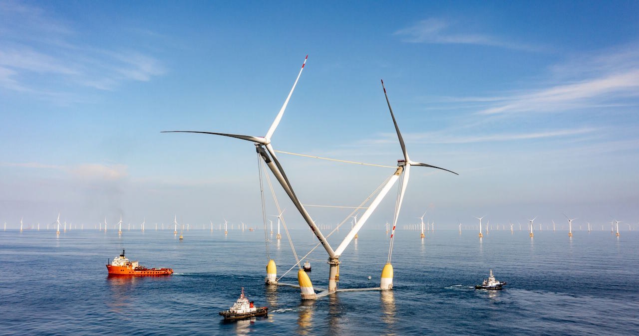 Chiny idą po rekord. Budują największą pływającą turbinę wiatrową na świecie