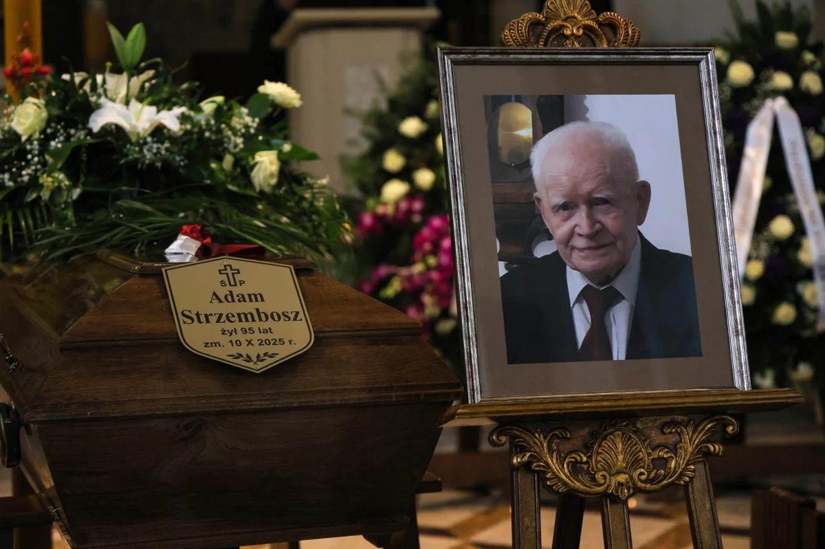 Prof. Adam Strzembosz, który zmarł 10 października, w środę spoczął w grobie rodzinnym na Starych Powązkach w Warszawie. Uroczystości pogrzebowe odbyły się w Konkatedrze Matki Bożej Zwycięskiej. Zgodnie z wolą rodziny uroczystość miała charakter prywatny, a nie rządowy czy urzędowy. Jednego z najwybitniejszych polskich prawników pożegnały tłumy.