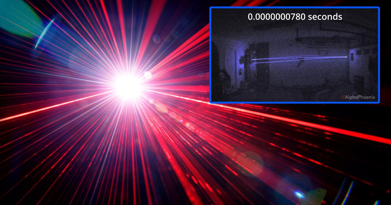 Najszybsza kamera świata prawie zamroziła światło. Zobacz nagranie