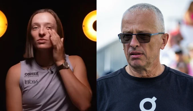 Świątek wyszła na kort i nadeszło potwierdzenie. Jej ojciec wkroczył do akcji