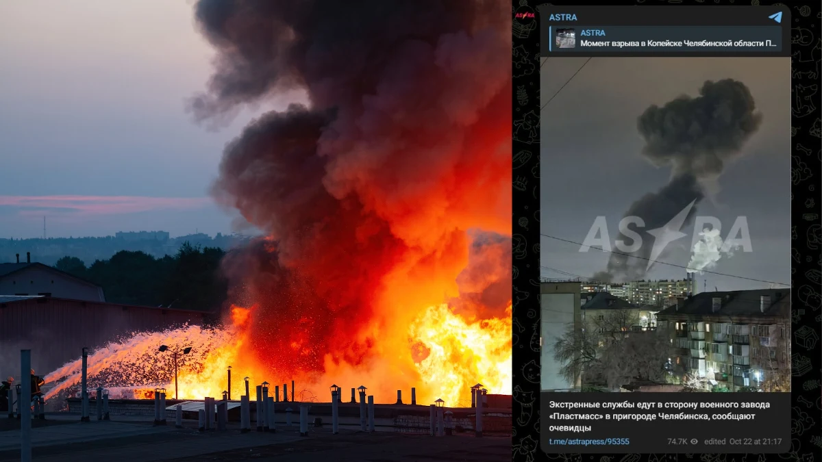 W wyniku eksplozji w fabryce zbrojeniowej Płastmass w Kopiejsku w obwodzie czelabińskim w Rosji zginęło 9 osób, a 6 zostało rannych. Niezależne media twierdzą, że wybuch to efekt trafienia ukraińskim dronem. Zakłady znajdują się w górach Ural. Miało w nich również dojść do pożaru i kolejnej eksplozji.