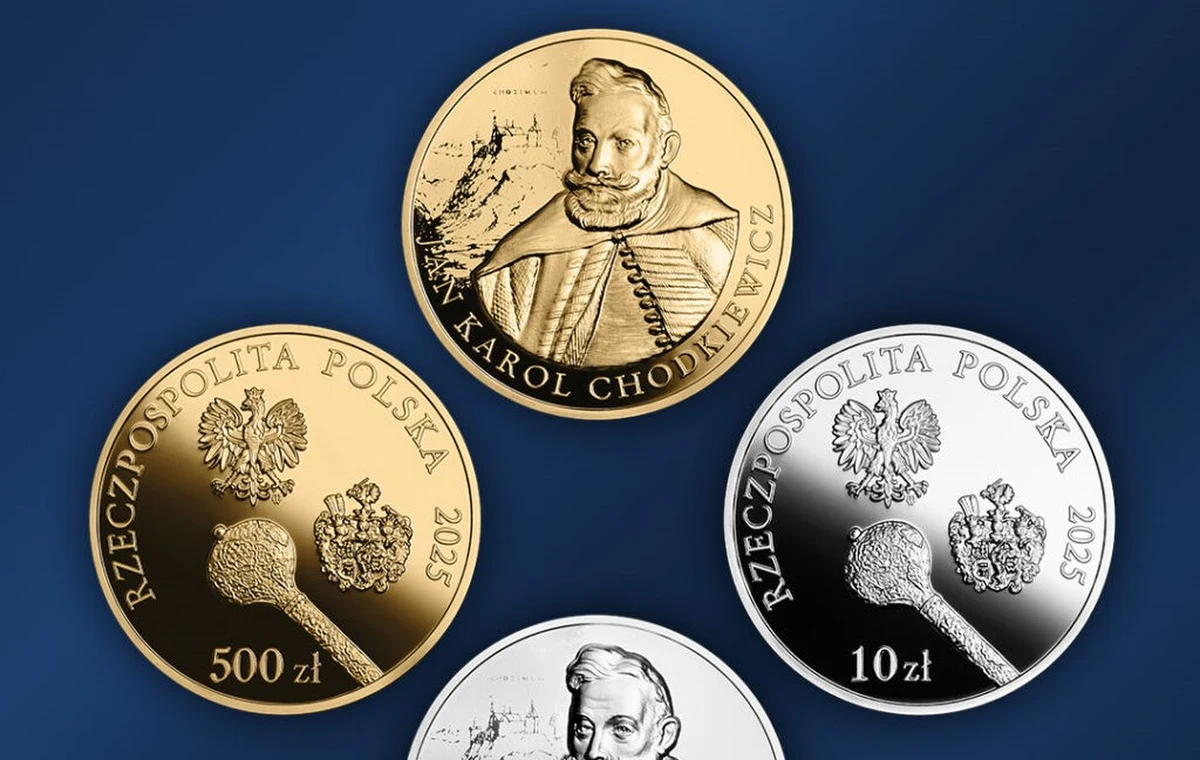 Narodowy Bank Polski ogłosił kolejną emisję monet kolekcjonerskich z serii „Hetmani Rzeczypospolitej”. Od czwartku w sprzedaży pojawią się złote i srebrne monety upamiętniające jednego z najwybitniejszych polskich dowódców – Jana Karola Chodkiewicza.