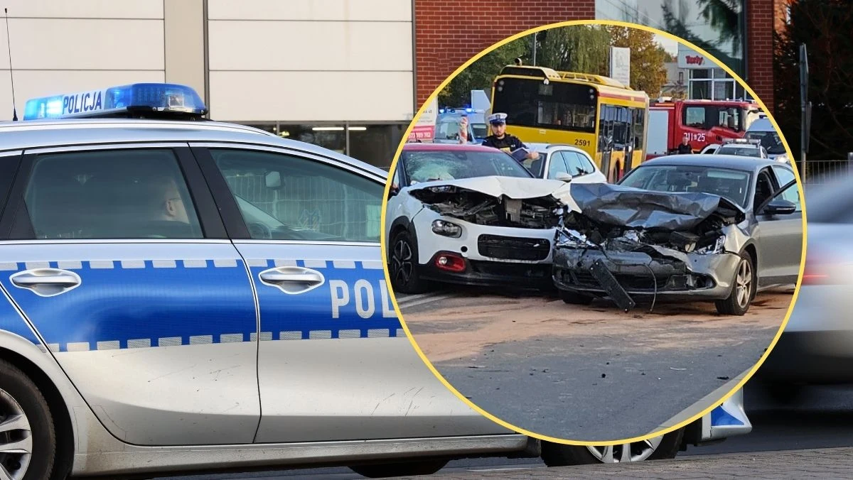 Autobus komunikacji miejskiej zderzył się z pięcioma samochodami osobowymi w Łodzi. Jedna osoba została ranna. Informację o zdarzeniu dostaliśmy na Gorącą Linię RMF FM. 