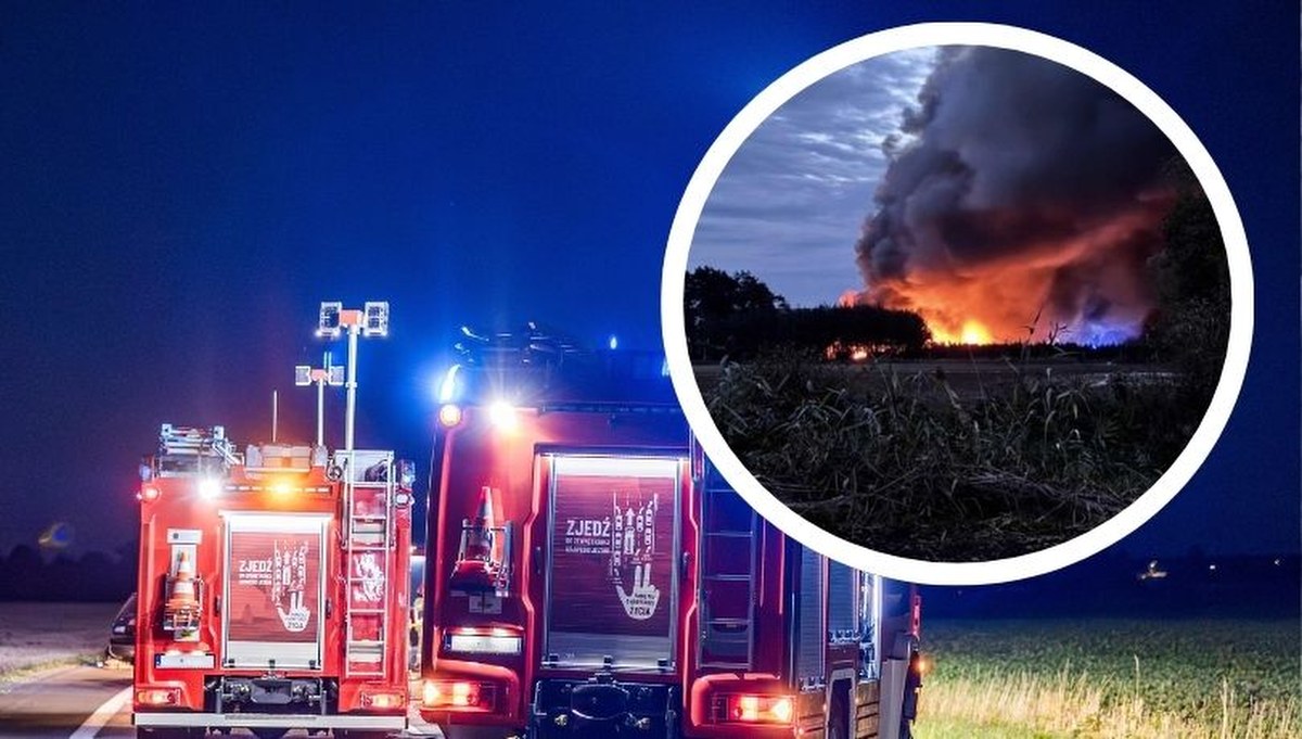 ​Ogromny pożar kurnika w Fałkowicach. W środku 200 tys. zwierząt