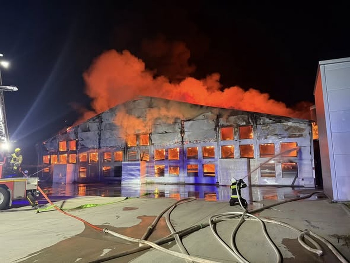Ogromny pożar kurnika w Fałkowicach. W środku 200 tys. zwierząt