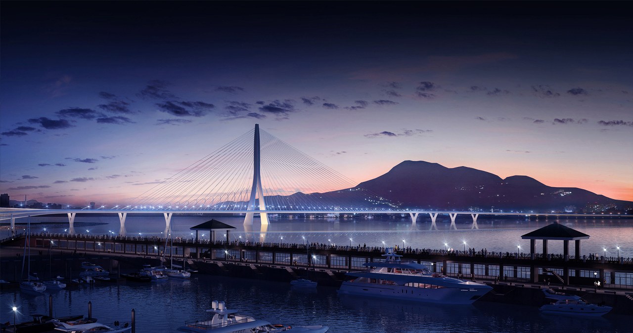 Najdłuższy na świecie most asymetryczny niemal gotowy. Perła architektury