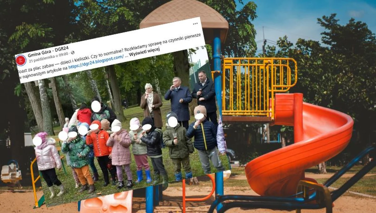 Będzie kontrola dolnośląskiego kuratora oświaty w Szkole Podstawowej w Czerninie. To efekt doniesień medialnych opisujących, że podczas otwarcia placu zabaw dzieci wznosiły toast napojem bezalkoholowym w kieliszkach do szampana. Sprawa trafiła również do Rzecznika Praw Dziecka.