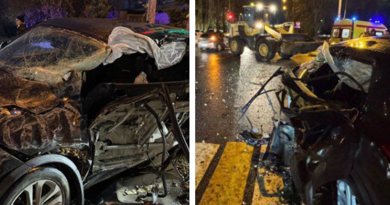 Tragiczny wypadek w Kazaniu. Koparka zderzyła się z autem osobowym