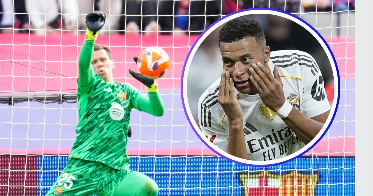 Szczęsny gorszy w pojedynku bramkarzy. Triumf Mbappe. Pierwsze takie El Clasico