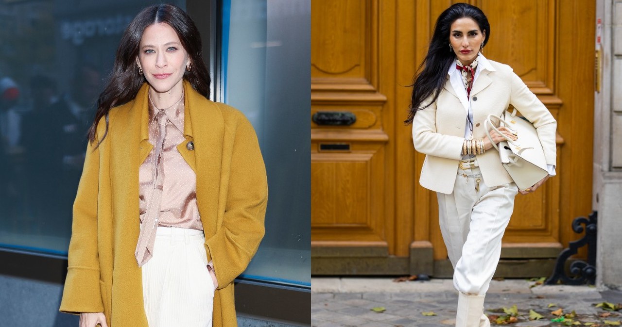 Jak nosić białe spodnie jesienią i zimą? Nie musisz chować ich na dno szafy