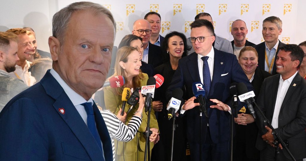 Rozłam w koalicji? Polska 2050 reaguje na apel Tuska