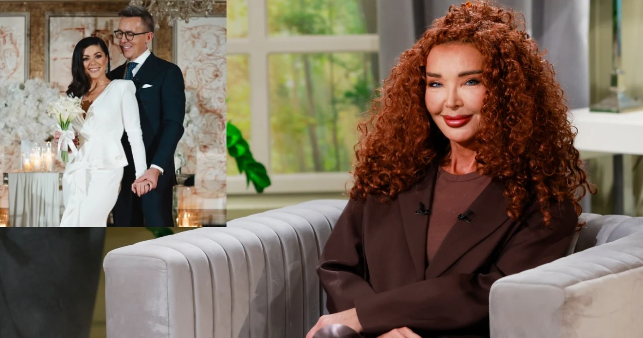 Ewa Minge też zachwyca się ślubną suknią Cichopek. Malownicze porównanie