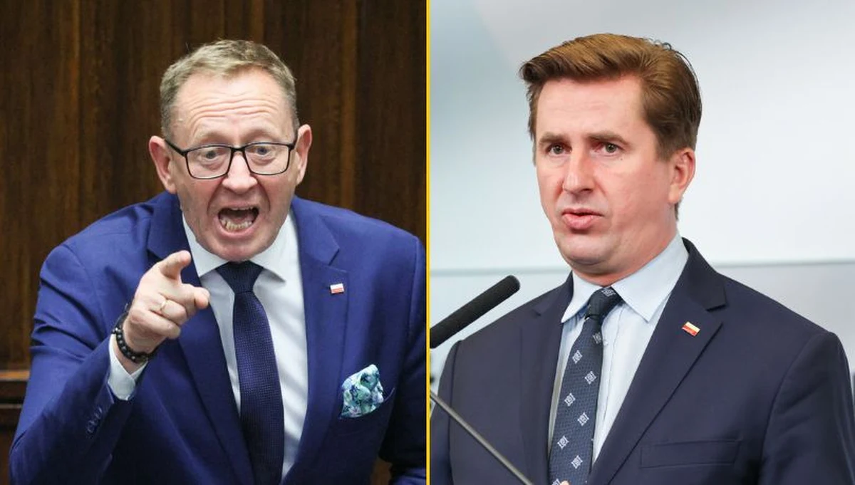 "Decyzją pana prezesa Jarosława Kaczyńskiego posłowie Robert Telus i Rafał Romanowski zostali zawieszeni w prawach członka PiS do czasu wyjaśnienia sprawy zbycia działki należącej do KOWR. Sprawa powinna być bezwzględnie wyjaśniona" - poinformował rzecznik Prawa i Sprawiedliwości Rafał Bochenek w poniedziałek po południu. Kilkanaście minut później obaj zawieszeni posłowie wydali oświadczenia. 