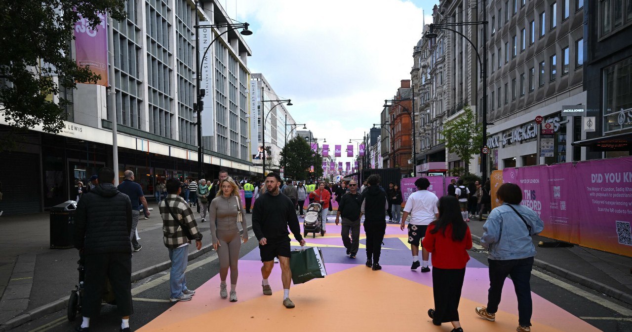 Koniec samochodów na Oxford Street. Londyn szykuje rewolucję
