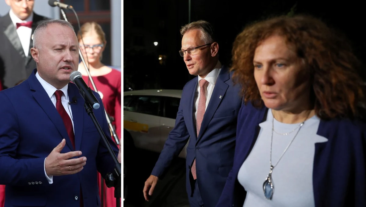 Prezydent Nowego Sącza Ludomir Handzel i wiceprezydent Artur Bochenek zabrali głos po ubiegłotygodniowym zatrzymaniu ich przez Centralne Biuro Antykorupcyjne. "Nie możemy ujawniać treści akt postępowania. Możemy jednak powiedzieć, że w naszej ocenie sprawa opiera się na pomówieniach oraz insynuacjach. Nie popełniliśmy żadnego przestępstwa i w razie potrzeby wykażemy to przed niezawisłym sądem" - stwierdzili we wspólnym oświadczeniu, odczytanym na konferencji prasowej. Handzel sugerował też, że za całą sprawą stoi "sfrustrowane małżeństwo" - europoseł Prawa i Sprawiedliwości Arkadiusz Mularczyk i jego żona Iwona. 