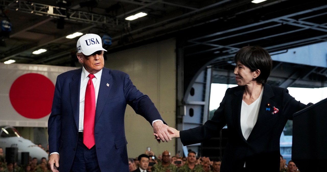 "Żelazna dama" Japonii oczarowała Trumpa. Dała mu trzy wyjątkowe prezenty