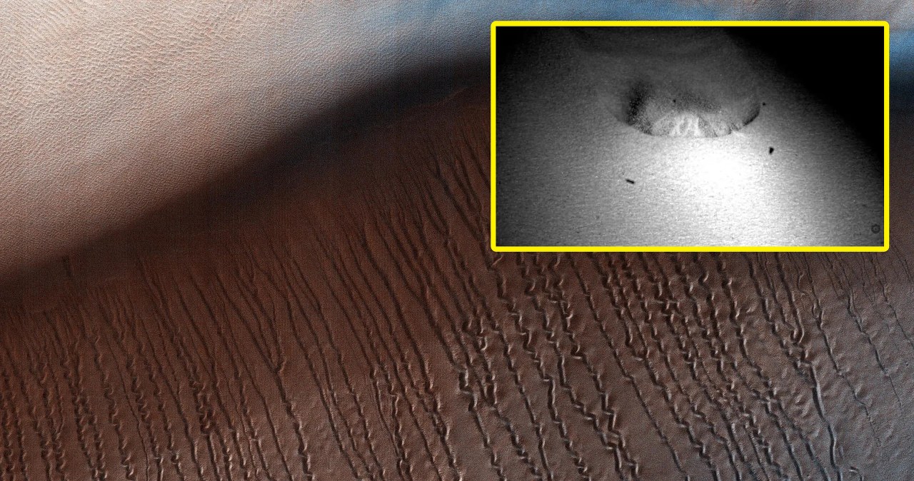 Dziwne wąwozy na Marsie są jak wyrzeźbione. Odkryli, co je stworzyło