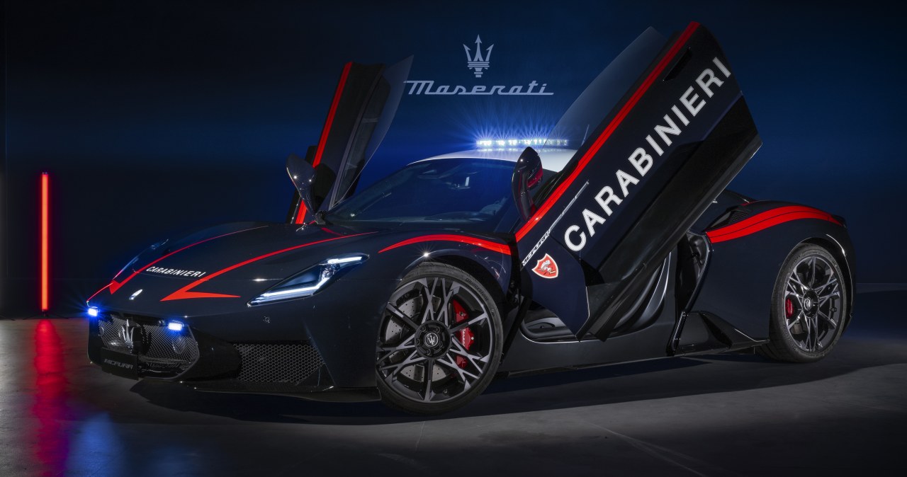 Niezwykłe Maserati dla karabinierów. 630 KM w służbie ratowania życia