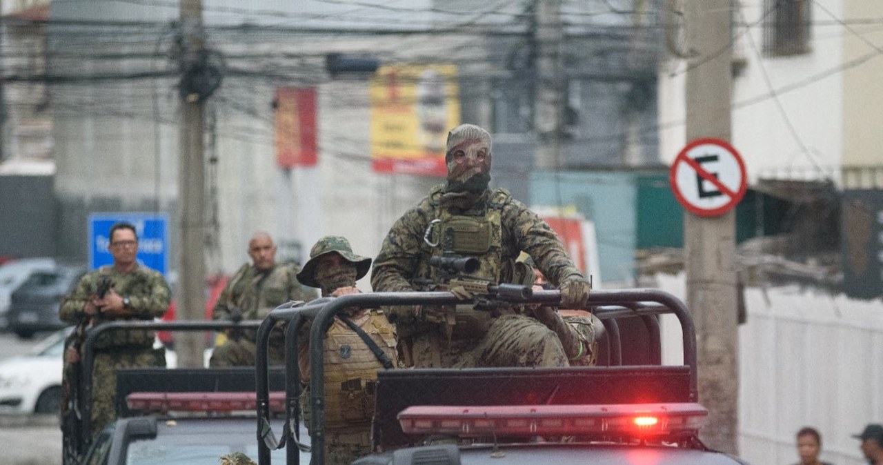 Brazylijskie władze uderzyły w gangi. Rośnie liczba ofiar największej operacji w historii miasta wiadomości,aktualności,Interia Brazylijskie władze uderzyły w gangi. Rośnie liczba ofiar największej operacji w historii miasta