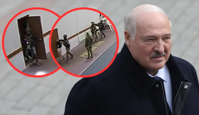 Sceny na korcie, nalot funkcjonariuszy. Zawodniczki przyparte do ściany