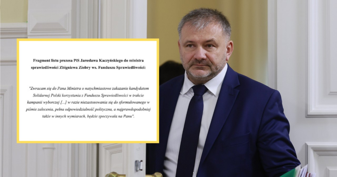Żurek pokazał list od Kaczyńskiego. Prezes PiS ostrzegał Ziobrę