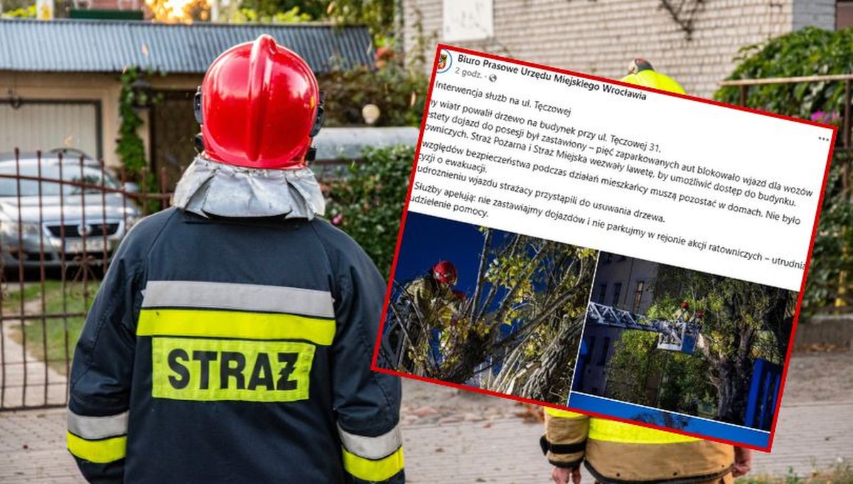 Strażacy musieli wzywać lawetę. Auta blokowały dojazd