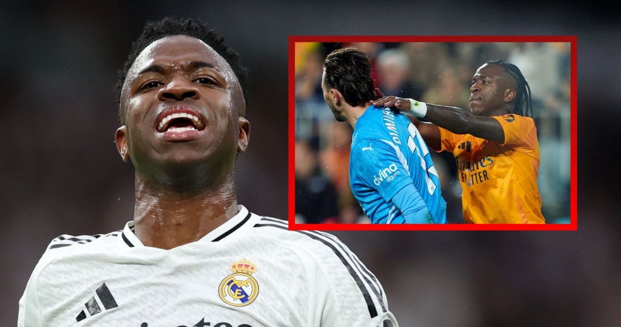 Koszmar Viniciusa. Uderzył rywala i wyleciał. Zmarnował karnego, wpadka Realu