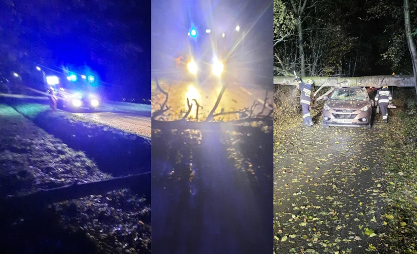 Nawałnice przetoczyły się przez Polskę. Wichura powalała drzewa, są ranni