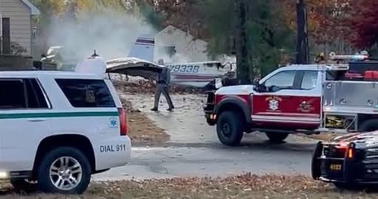 Katastrofa lotnicza w USA. Awionetka rozbiła się przed domem