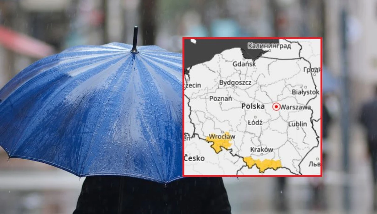 Instytut Meteorologii i Gospodarki Wodnej wydał ostrzeżenia pierwszego stopnia przed intensywnymi opadami deszczu. Alerty dotyczą kilku województw na południowym zachodzie i południu kraju. Służby apelują o zachowanie szczególnej ostrożności, zwłaszcza w rejonach, gdzie prognozowane są największe sumy opadów.