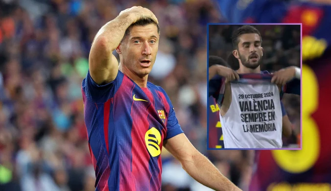 Lewandowski mógł patrzeć, rywal Polaka znów to zrobił. Za chwilę taki gest