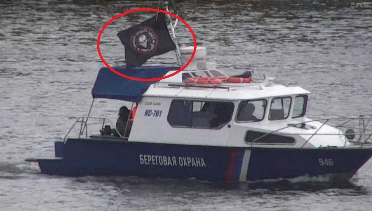 Rosyjski kuter z flagą Wagnera. Estońskie władze skonały ze śmiechu