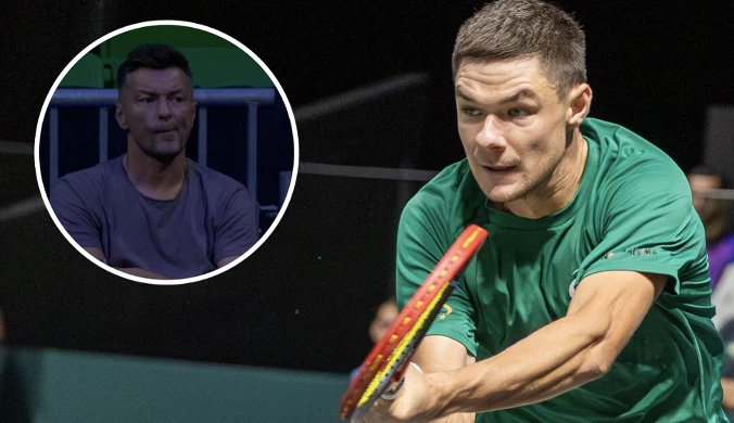 Wyjątkowy gość na meczu Majchrzaka w Atenach. Jest wielkim fanem tenisa