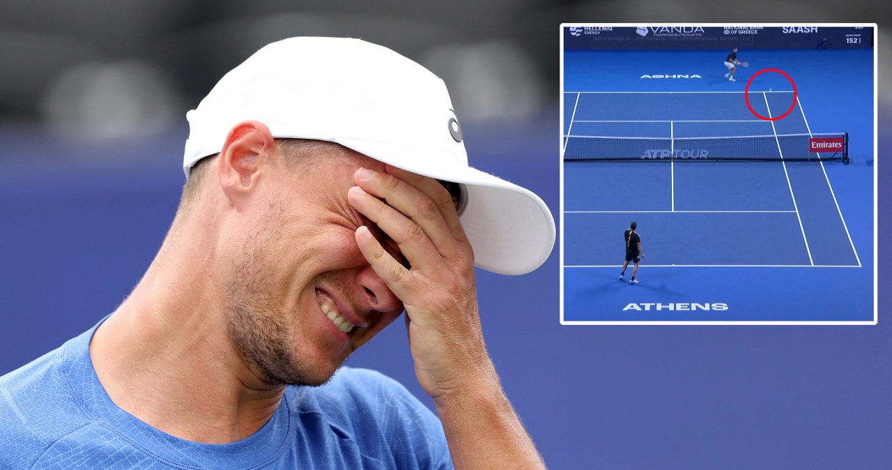 Majchrzak oszukany w kluczowym momencie seta. Decydowały dwa tie-breaki