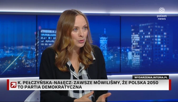 Pełczyńska-Nałęcz nie wyklucza startu na szefową Polski 2050. ''Wszystko dzieje się w demokratycznym porządku''