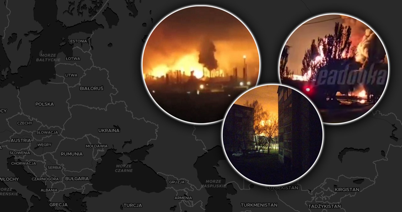 Wybuchowa noc w Rosji. Ukraińcy zaatakowali w kilku regionach