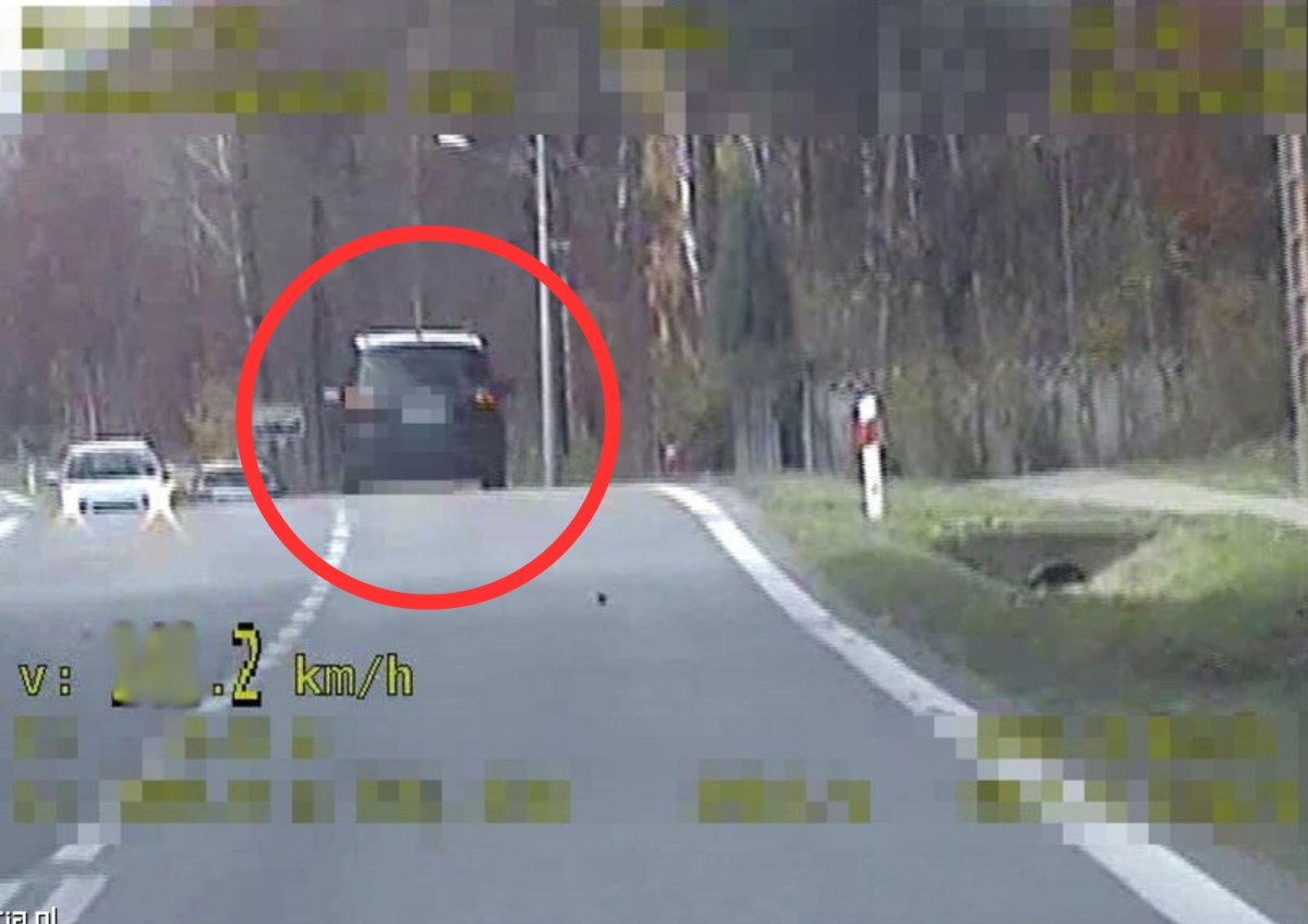 5 tys. zł mandatu i 15 pkt karnych dla kierowcy forda. Policjanci nie mieli litości