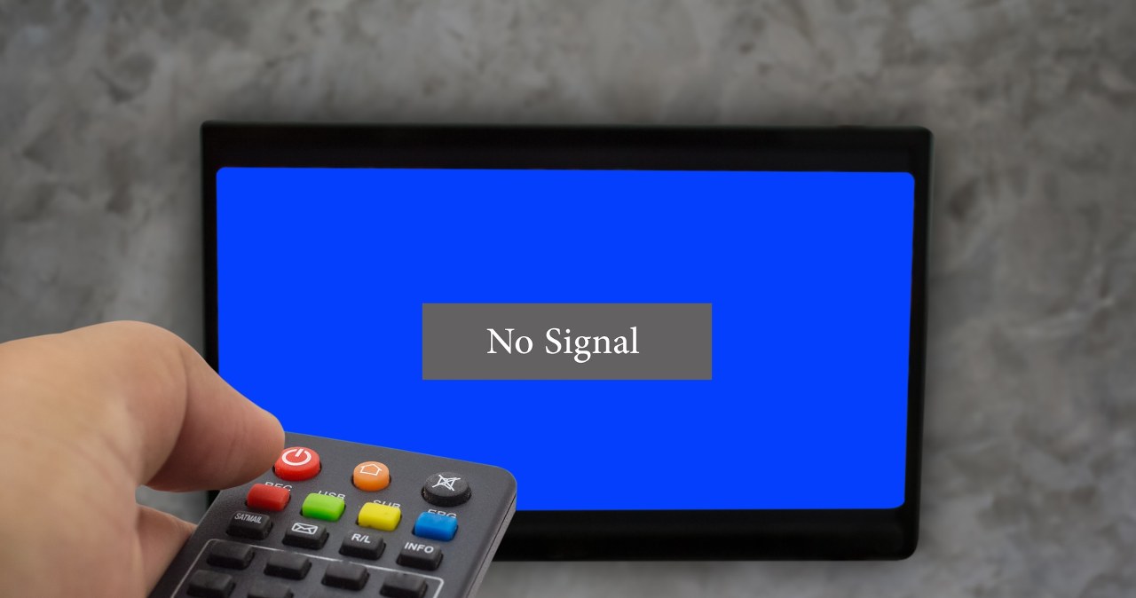 Brak sygnału na ekranie? W tych dniach telewizja będzie czasowo wyłączona