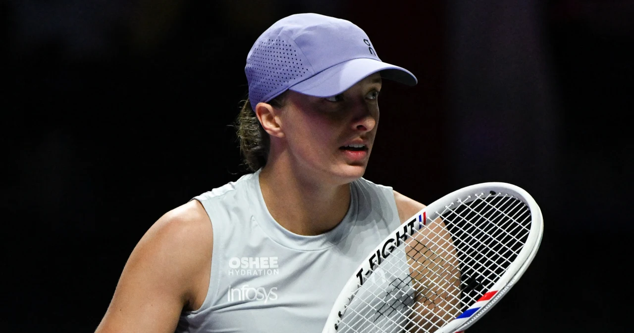 Iga Świątek - Amanda Anisimova w fazie grupowej WTA Finals. Relacja na żywo