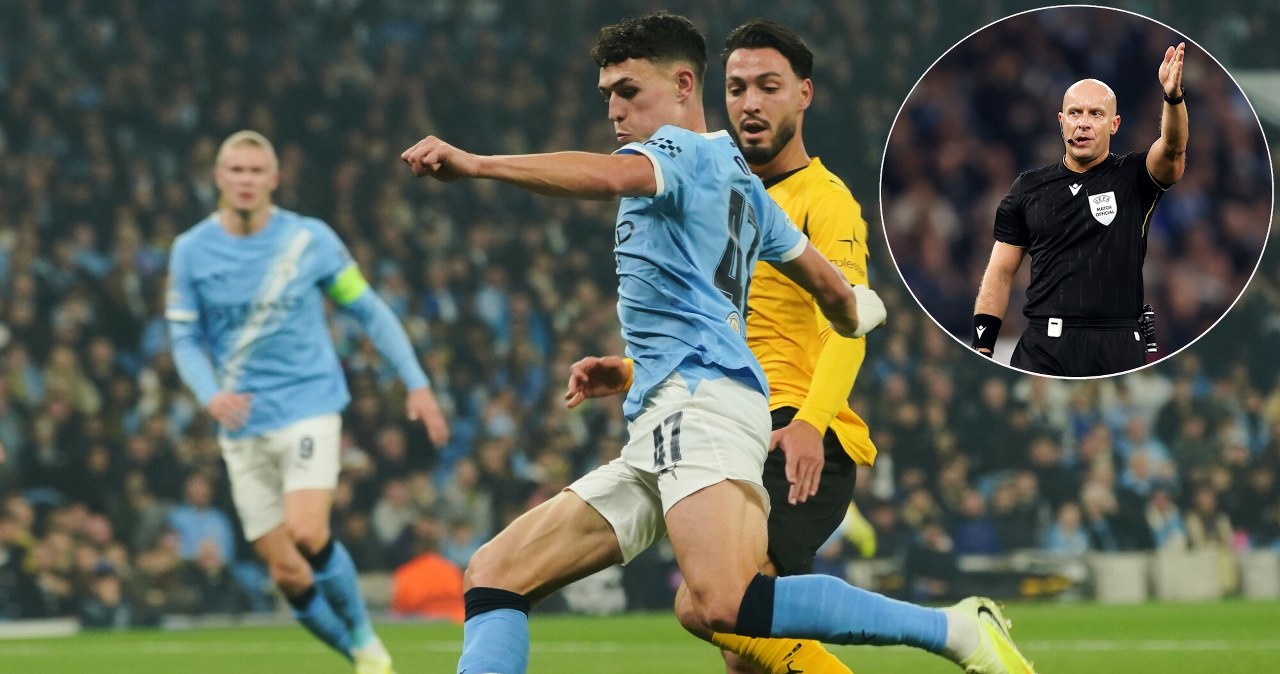 Popis City przeciw Borussii w hicie LM. Kontrowersje po decyzji Marciniaka