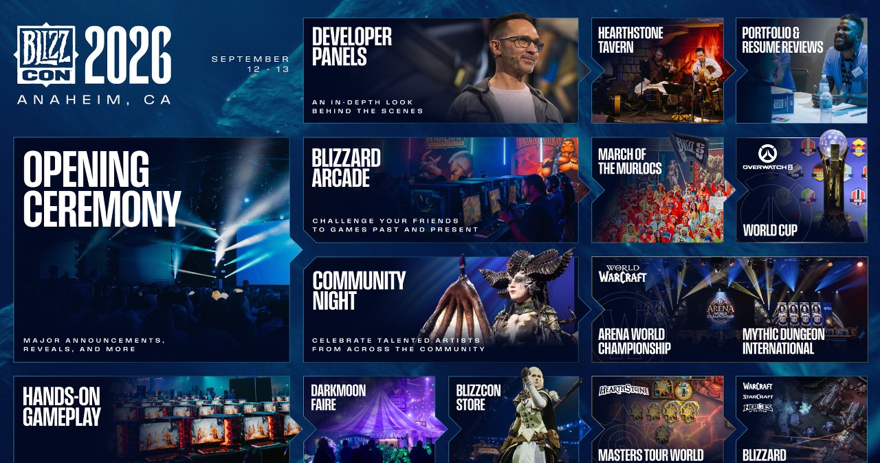 Blizzard Entertainment ogłasza sprzedaż biletów na BlizzCon i zdradza pierwsze szczegóły