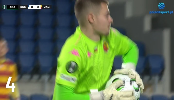 TOP 5 interwencji w meczach polskich drużyn w Lidze Konferencji [WIDEO]