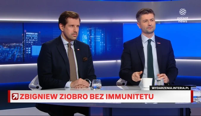 Spór w studiu po głosowaniu ws. aresztu dla Ziobry. ''Prześladowanie opozycji'' kontra ''normalne sprawy sejmowe'''