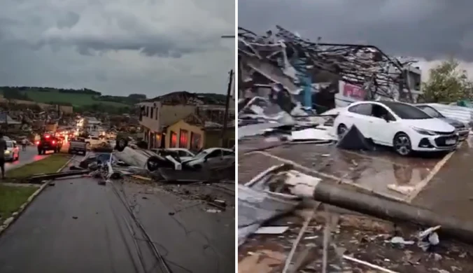 Potężne tornado, krajobraz jak po apokalipsie. Co najmniej pięć osób zginęło